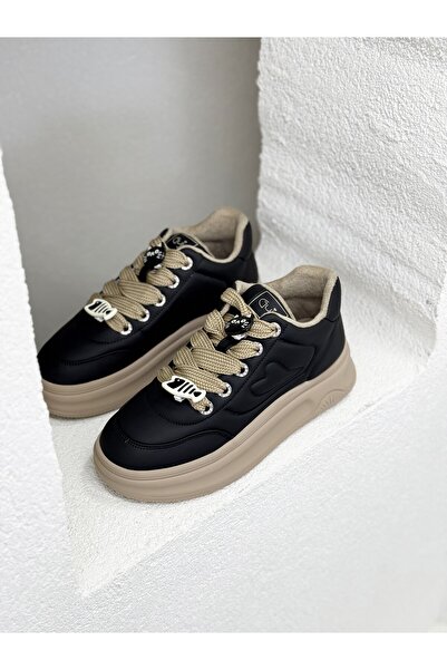 Guja 26K421 AKSESUAR DETAYLI KALIN TABAN SNEAKER SPOR AYAKKABI KADIN