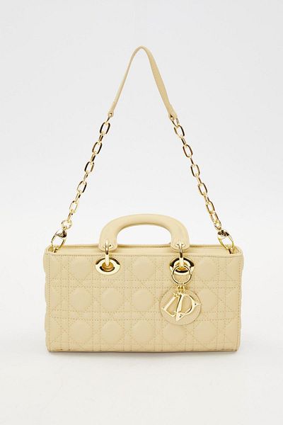 Levidor Green Rectangular Model Handbag with Accessories