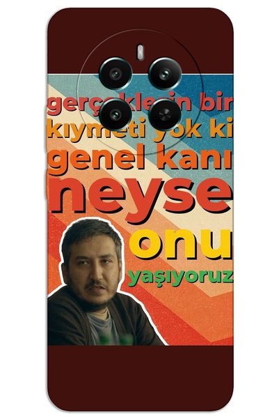 MRCİLETİSİM Realme 12 Plus Case Hd Pattern Printed Back Cover - General Blood