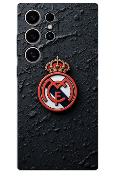 MRCİLETİSİM غطاء خلفي مطبوع بنمط HD لهاتف Samsung Galaxy S24 Ultra - حقيقي