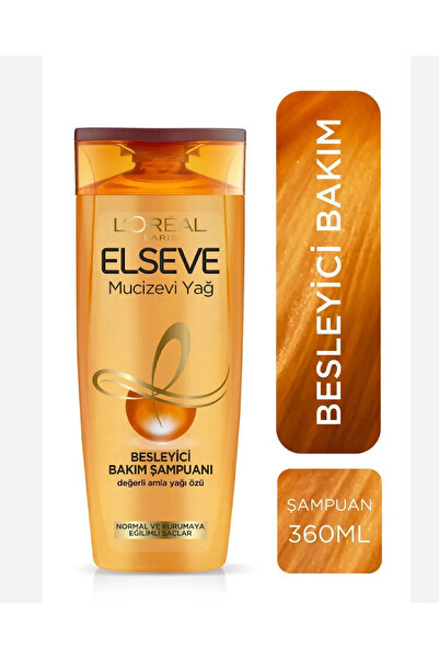 ELSEVE Mucizevi Yağ Şampuan 360 Ml + Saç Bakım Kremi 175 Ml İkili Set