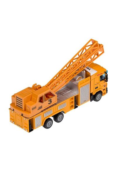 SOHO Toy truck with crane, BPA-free plastic, Orange