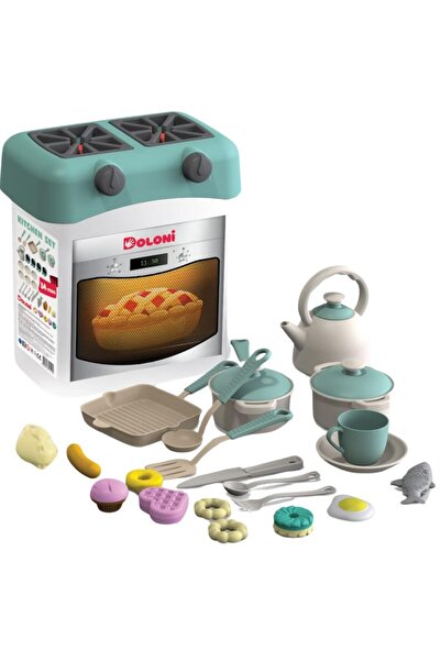 Doloni Children's Kitchen Doloni, Cooking Set, Multicolor, 28.3x20x31.5 cm