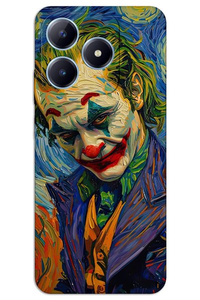 MRCİLETİSİM Realme Note 50 Case Hd Pattern Printed Back Cover - Joker 2