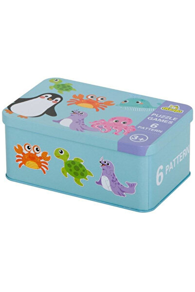 kik Пъзел 25 части, Kik, Морски животни, 3+ години, Многоцветен