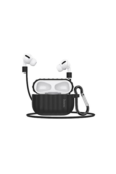 Hoco Protective case for Apple AirPods Pro, thermoplastic, carabiner included...