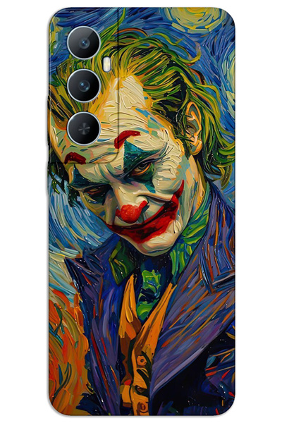 MRCİLETİSİM Realme C65 Case Hd Pattern Printed Back Cover - Joker 2