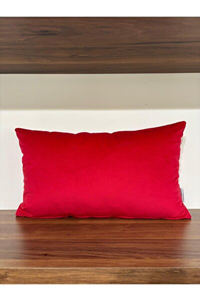 KIRLENTİM Husă de pernă din catifea roșie simplă