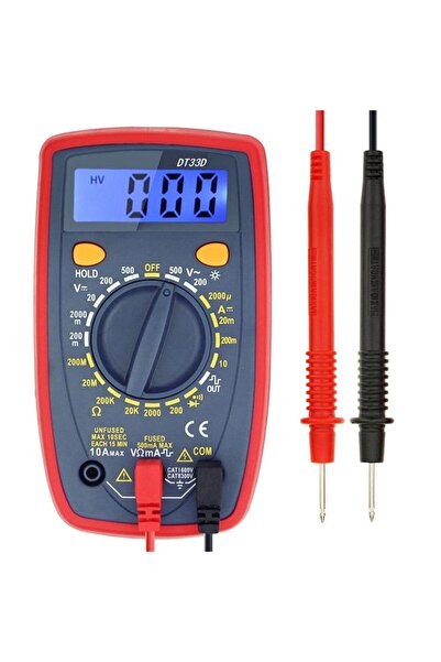 Powermaster DT33D Dijital Multimetre Ölçü Aleti