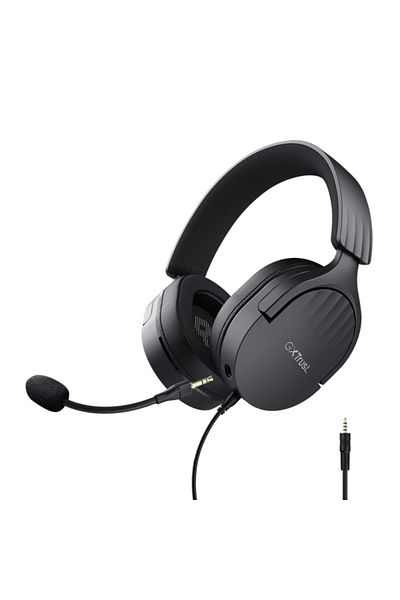 Trust Casti GXT 489 Fayzo, Jack 3.5 mm, Microfon (Negru)