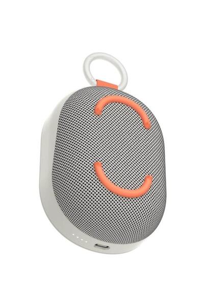 Skullcandy Portable Speaker Kilo Compact, 5 W, Bluetooth, 24-hour Battery Life (White/Orange)