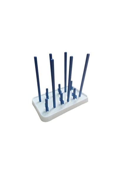 Bibilel Kids Bottle and Nipple Drying Rack, Plastic, White Blue, JMB-BBL6481
