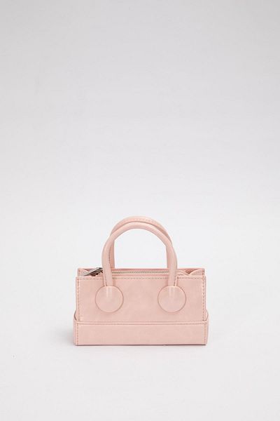 Levidor Pink Adjustable Lock Detailed Handbag