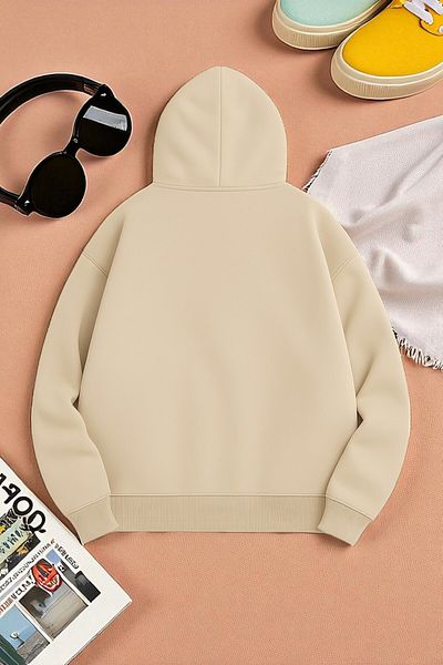 uyguntarz Unisex W Printed Oversize Sweatshirt