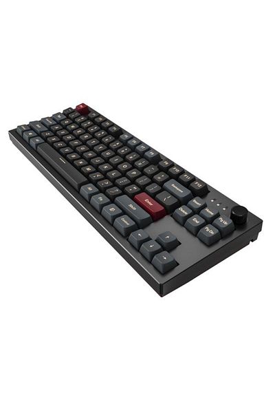 MONTECH Tastatura mecanica MKey TKL Darkness, Switchuri GateronG PRO 2.0 Red, Albastru