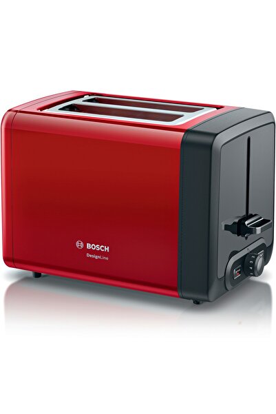 Bosch DesignLine TAT4P424 Toaster, 970W, 2 slices, variable browning control, defrost and reheat fun