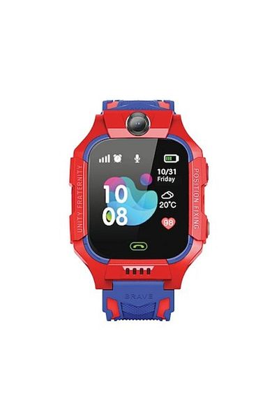 SOHO Smart Watch Defender for Kids with SIM and Video Camera, LBS Location, Red
