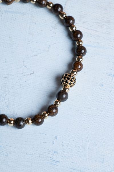DENİZ Certified Bronzyte Natural Stone Bracelet