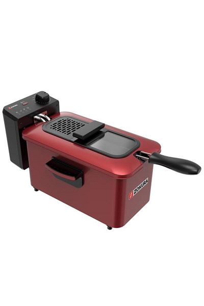 Zokura Friteuza cu filtru de ulei Z1438, 3 L, 2000 W (Rosu)