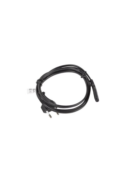 SOHO Power Cable for TV/Radio, CEE 7/16 to IEC 320 C7, 2 Pin, 10A, 1.8 m, Black