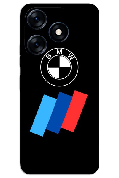 MRCİLETİSİM Tecno Spark 10 Pro Case Hd Pattern Printed Back Cover - Logo Strip