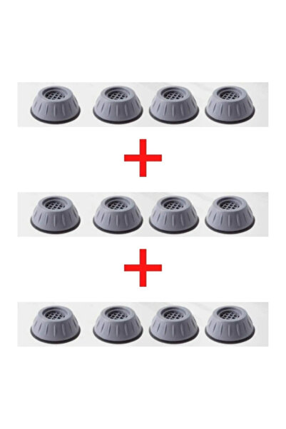 GreenMart 12 Pieces of White Goods Stand Legs for Washing Machine, Refrigerator Riser and Anti-Vibration