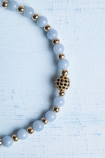 DENİZ Certified Anjelite Natural Stone Bracelet