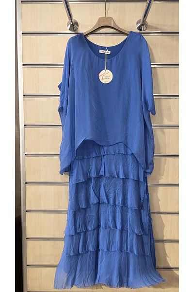 Park Moda Italian Layered Silk Dress