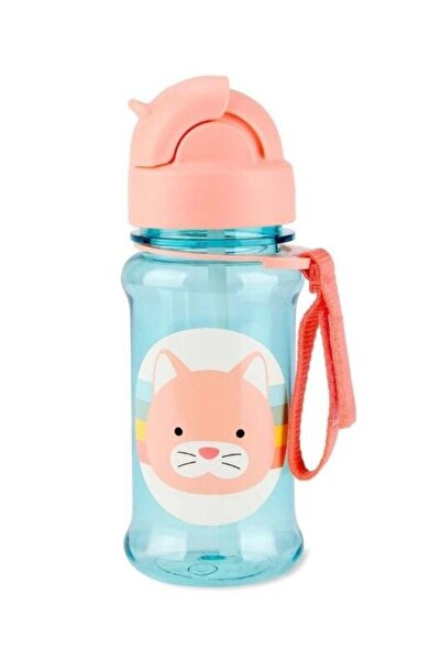 Skip Hop زجاجة مياه تريتان مع مصاصة للقطط