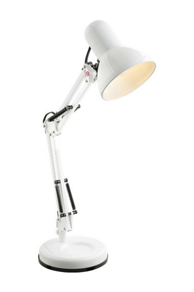 Globo Lighting Famous Desk lamp 24881, with switch, swivel, 1xE27, white, IP20, Globo