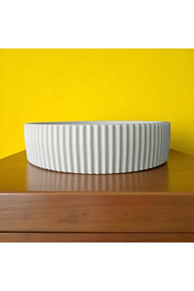 asilglow Dekoratif Amaçlı Yuvarlak Sunum Tepsisi Takı Tabağı, Organizer Mum altlığı 22 cm 5 cm