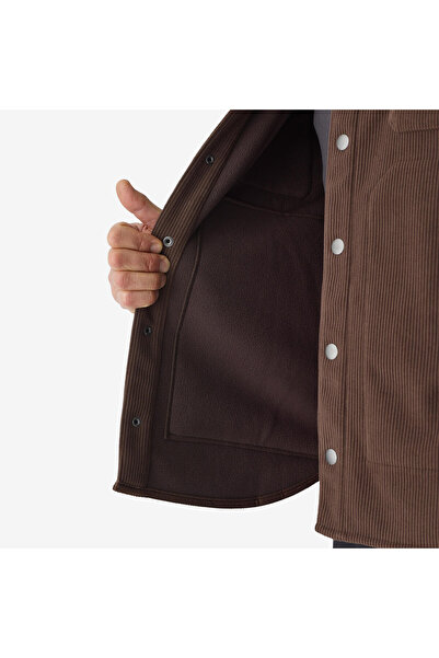 Decathlon Solognac Men's Long Sleeve Hunting Shirt - Brown - Hunting & Nature Observation - 500