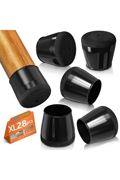 OEM Protecții rotunde pentru picioare de scaun, mobilă 34-48 mm, set de 28 de bucăți