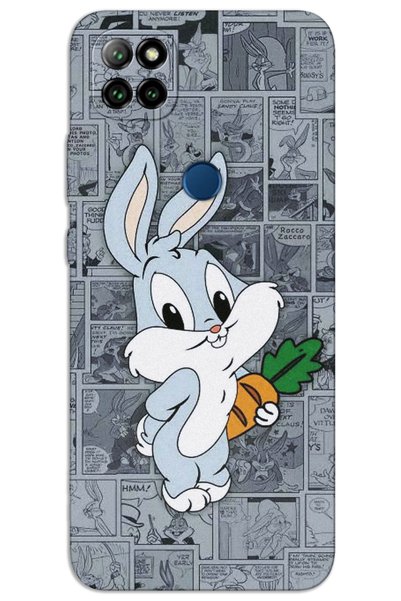 MRCİLETİSİM غطاء خلفي مطبوع بنمط Casper Via E30 HD - BugsBunny 1