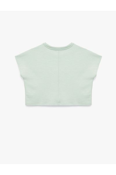 Koton Slim Fit Crew Neck Sleeveless Basic T-Shirt