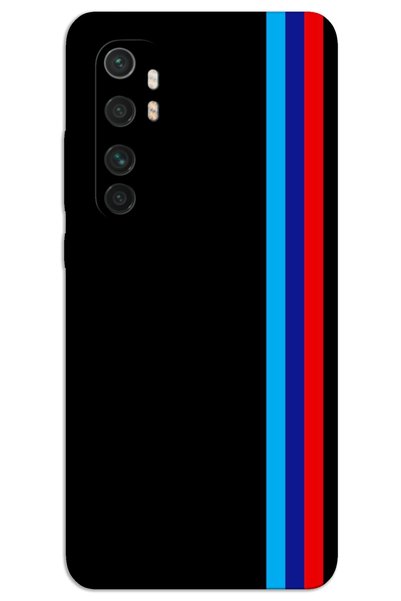 MRCİLETİSİM حافظة هاتف Xiaomi Mi Note 10 Lite مطبوعة بنمط HD - ثلاثة خطوط