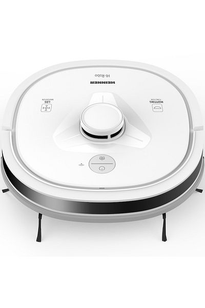 Heinner HI-Robo HRVC-M33WH vacuum cleaner robot, WI-FI, vacuum cleaner and mop, 14.4V/ 3350 mAh
