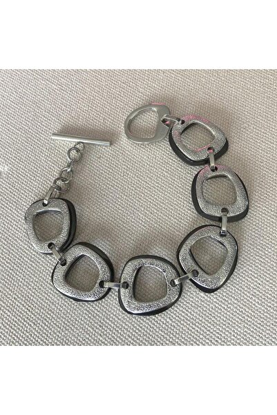 Necati Gün Creo Black Ring Steel Bracelet