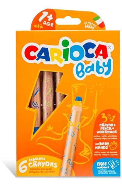 CARIOCA Creioane color 3:1 Baby 1+ 6/set