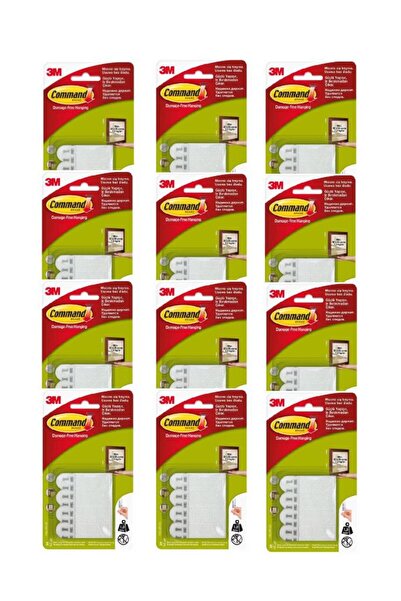 3M Command 17202 Küçük Boy Cırt Bant x 12 Adet