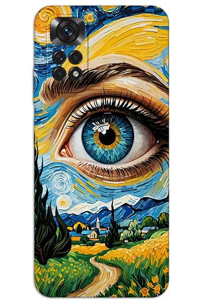 MRCİLETİSİM حافظة هاتف Xiaomi Redmi Note 11 Pro 5G ذات غطاء خلفي مطبوع بنمط H...