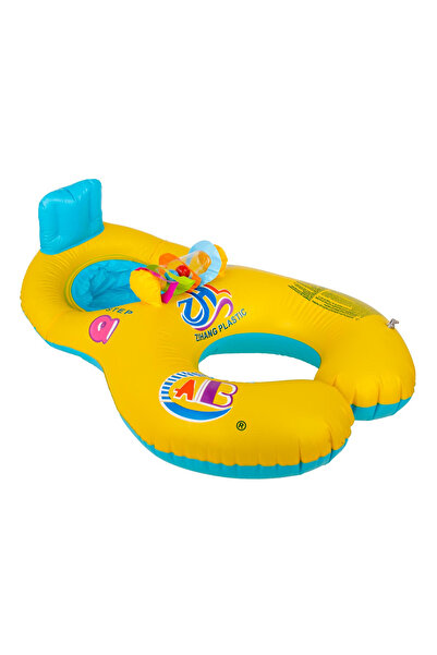 OEM Στρώμα παραλίας, PVC, 83x60 cm, Κίτρινο