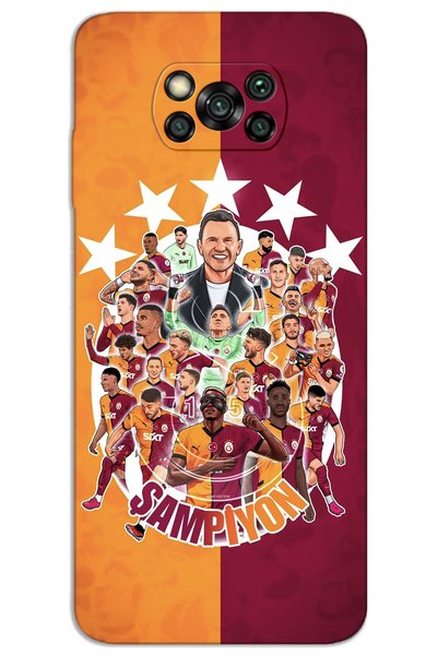 MRCİLETİSİM حافظة Xiaomi Poco X3 / Poco X3 Pro ذات غطاء خلفي مطبوع بنمط HD - بطل