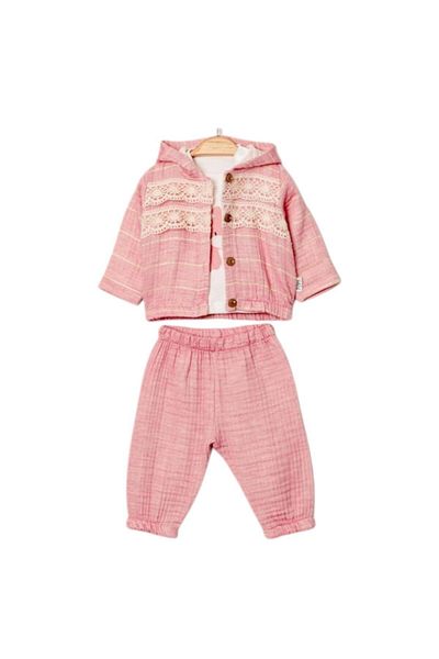 RAPAPA Baby Girl 3 Piece Top and Bottom Set 3212