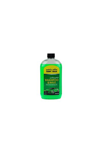 SAFI WAX SFW205 Car Shampoo and Wax 500ml, Ultra Shine Formula, High Quality Car Shampoo and Wax, Green