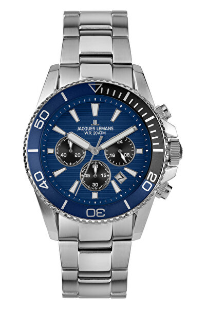 Jacques Lemans 1-2206H ساعة يد ليفربول دايفر للرجال