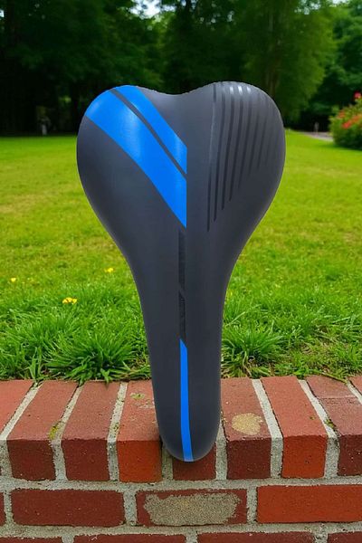 ÇEÇEN HOME Blue-Black Color Bicycle Saddle, Bicycle Seat