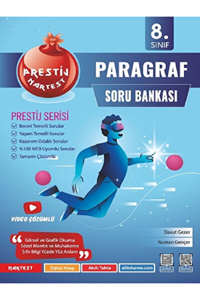 Efsane Yayınları 8.Sınıf Nartest Prestij Serisi Paragraf Soru Bankası / Tamam...