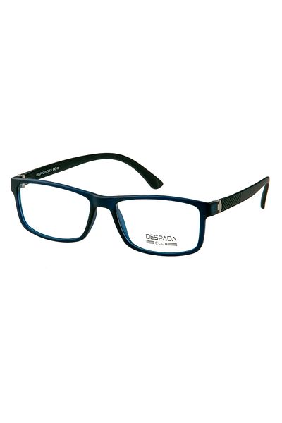 despada club Despada Dsc 361 C6 54Ekt Unisex Blue Light Protection Screen Glasses (Matte Blue/Black Handle)