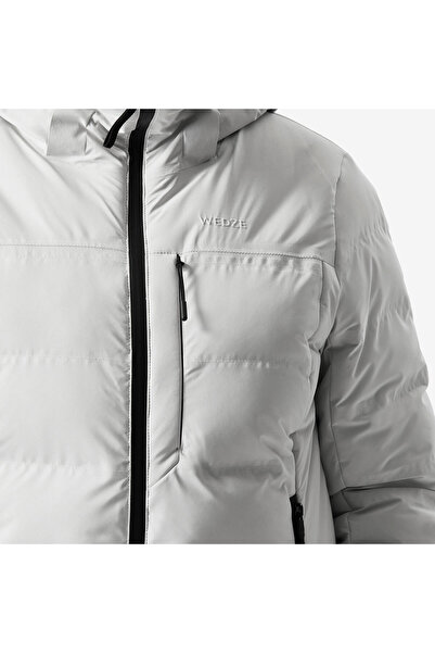 Decathlon Wedze Women's Puffer Ski Jacket - Beige - 500 Warm